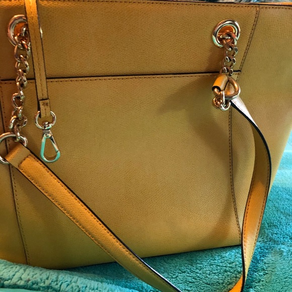 Calvin Klein Bags Calvin Klein Yellow Purse Poshmark